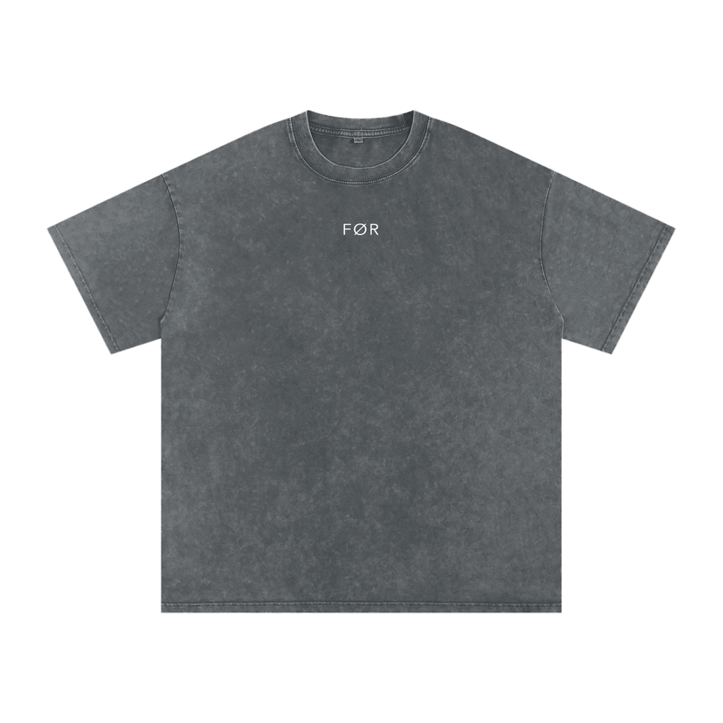 Gray t-shirt with a white cross on a white background