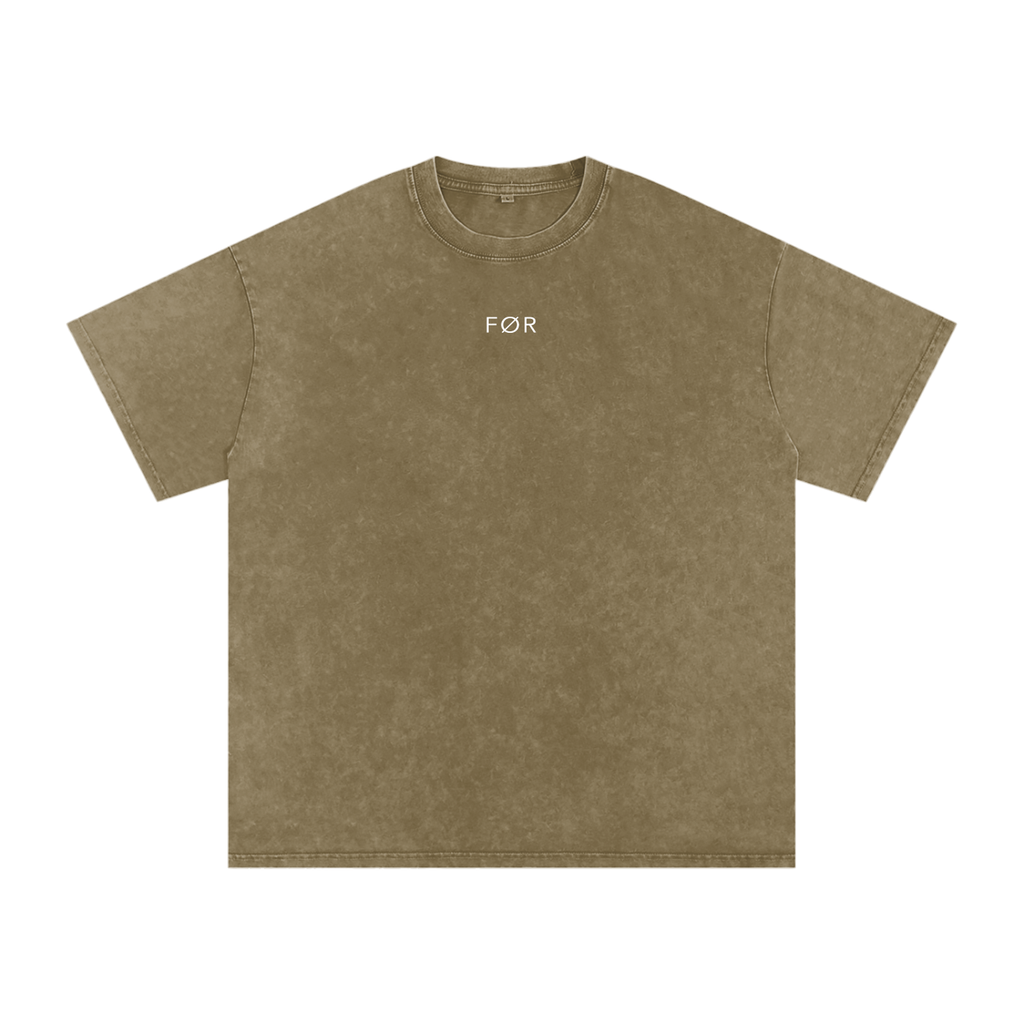 Brown t-shirt on a white background
